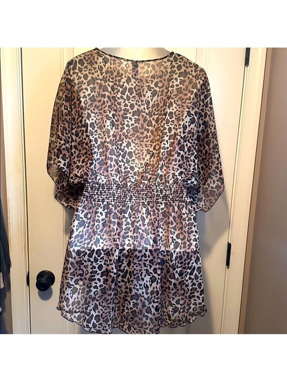 Marie Melili leopard swim cover-up size large - Picture 4 of 7